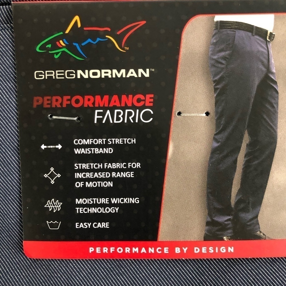 Greg Norman Performance Pants NWT Gray 32W 34L - Picture 9 of 9